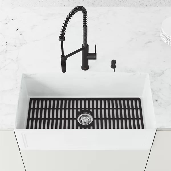 Black 32.5" x 14.56" Sink Grid
