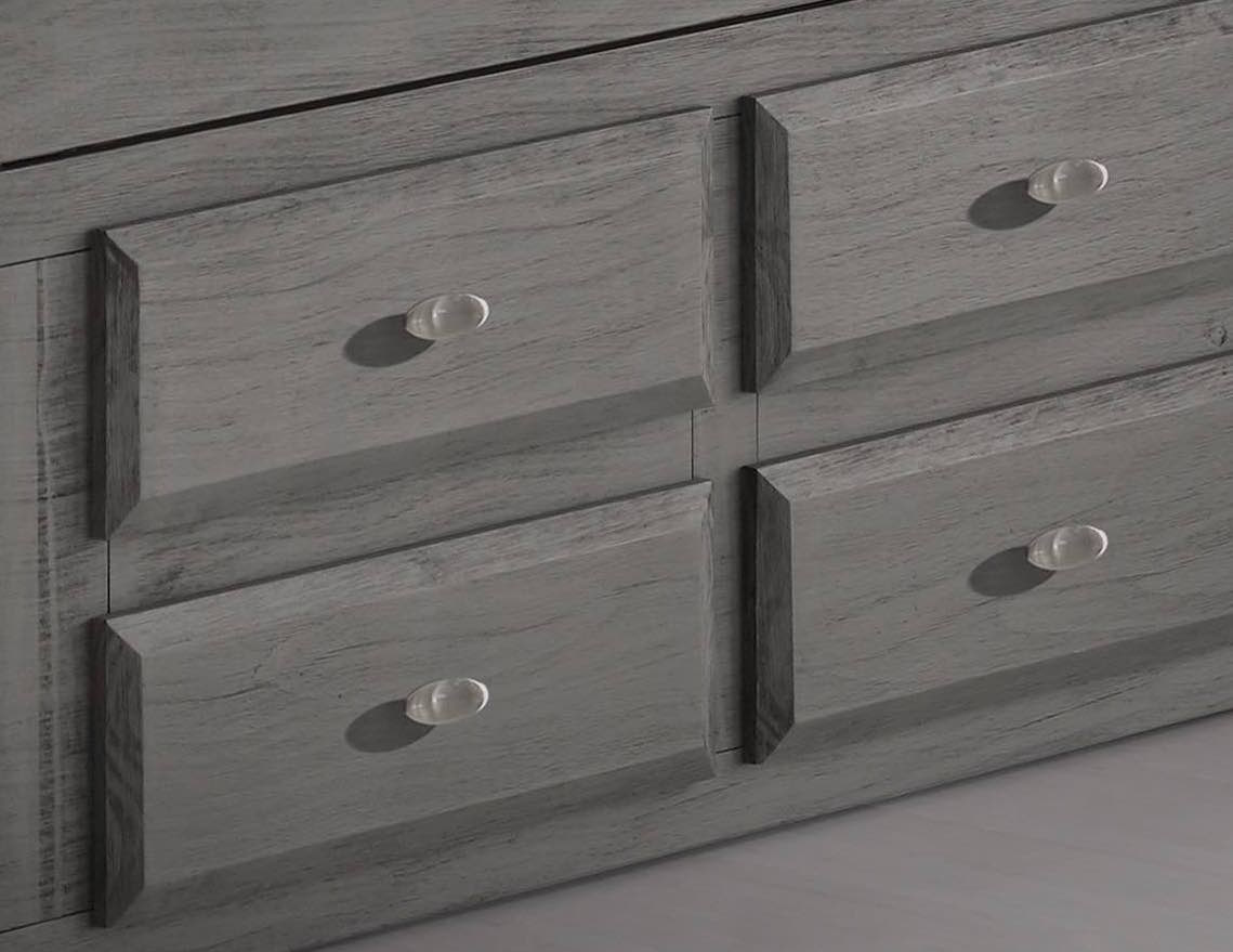 6 Drawer Underbed Storage, Charcoal (#K5422)