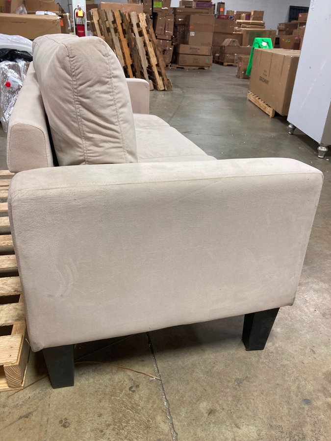 Abbey 74" Square  Arm Sofa with Reversible Cushions OP057