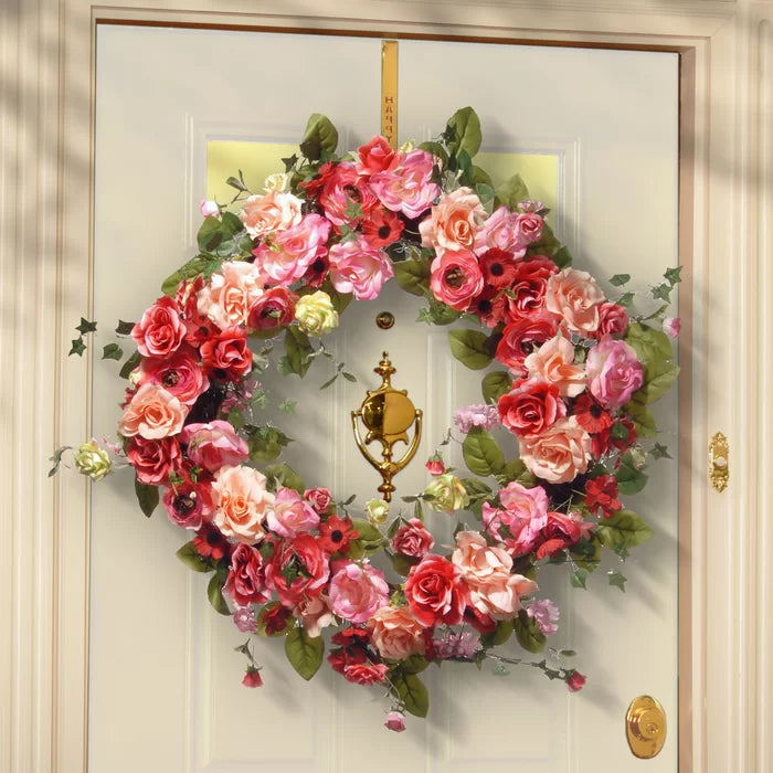 32" Mixed Rose Wreath