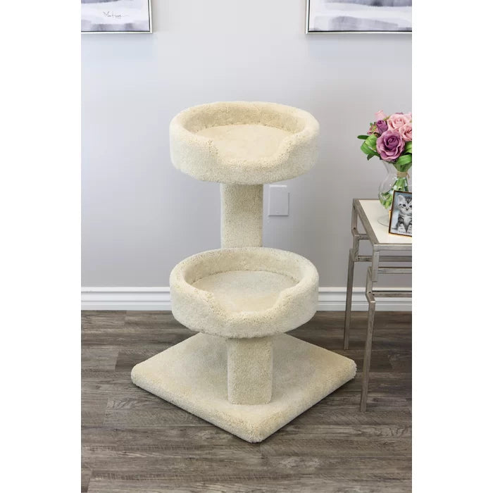 32" Prestige Solid Wood Large Cat Tree