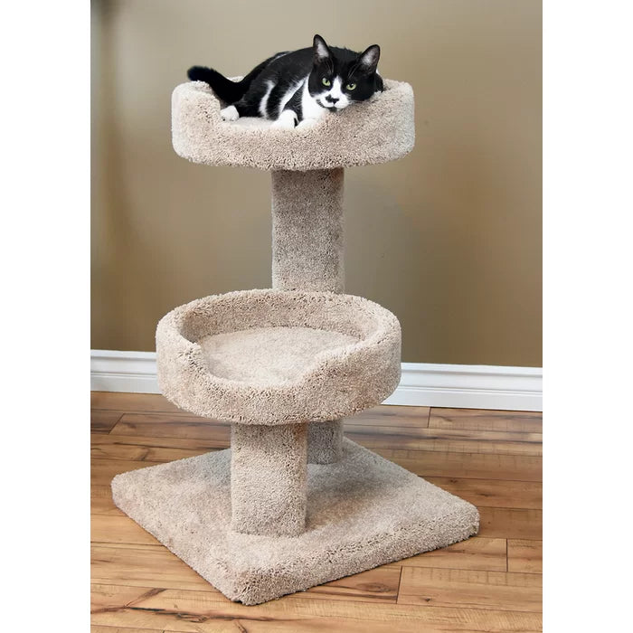 32" Prestige Solid Wood Large Cat Tree