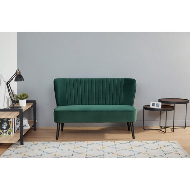 A&D Home Hollywood Loveseat, Green