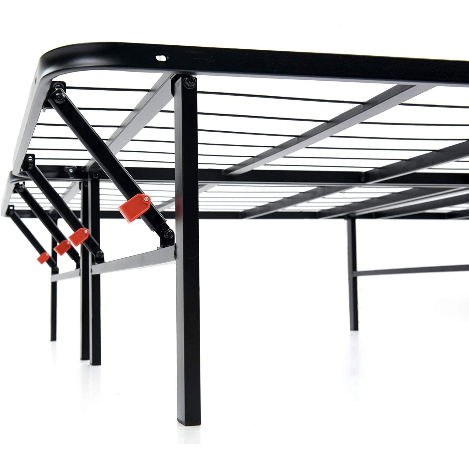Classic Brands Hercules 14 Inch Metal Platform Foundation Bed Frame, Black, King pt1137