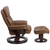 33'' Wide Manual Swivel Standard Recliner with Ottoman