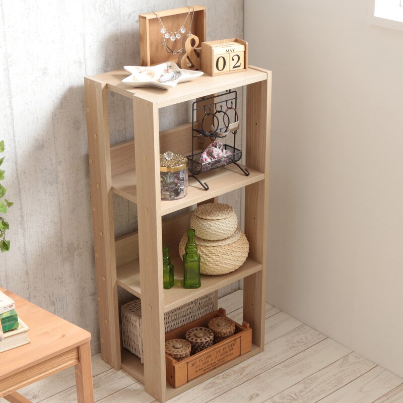 34.63'' H x 15.76'' W Etagere Bookcase KB888
