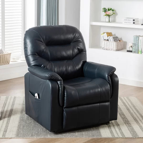 36.25'' Wide Faux Leather Power Lift Assist Standard Recliner