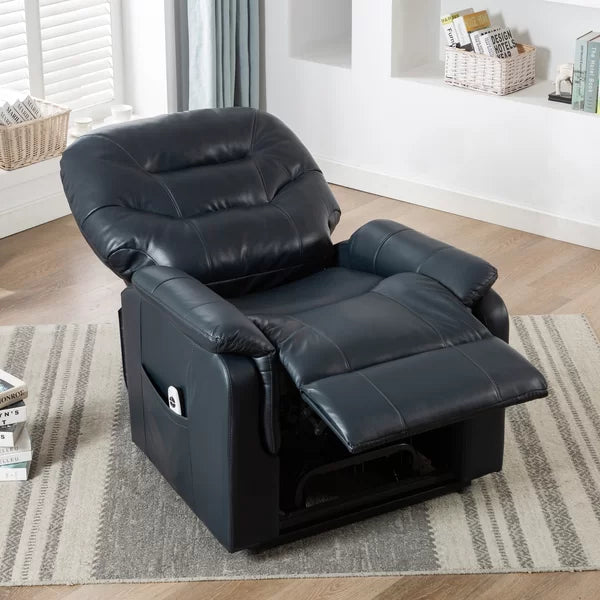 36.25'' Wide Faux Leather Power Lift Assist Standard Recliner