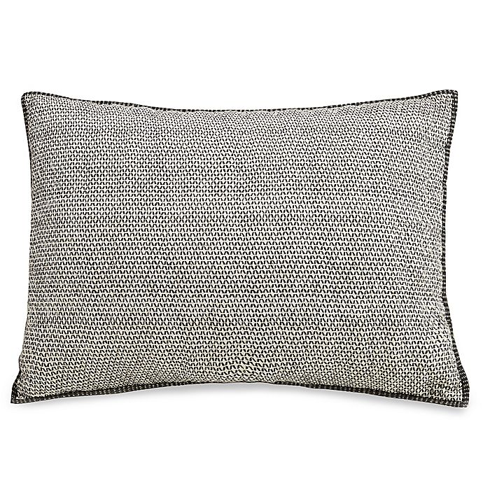 Ayesha Curry Graphite Standard Pillow Sham in Grey AS203