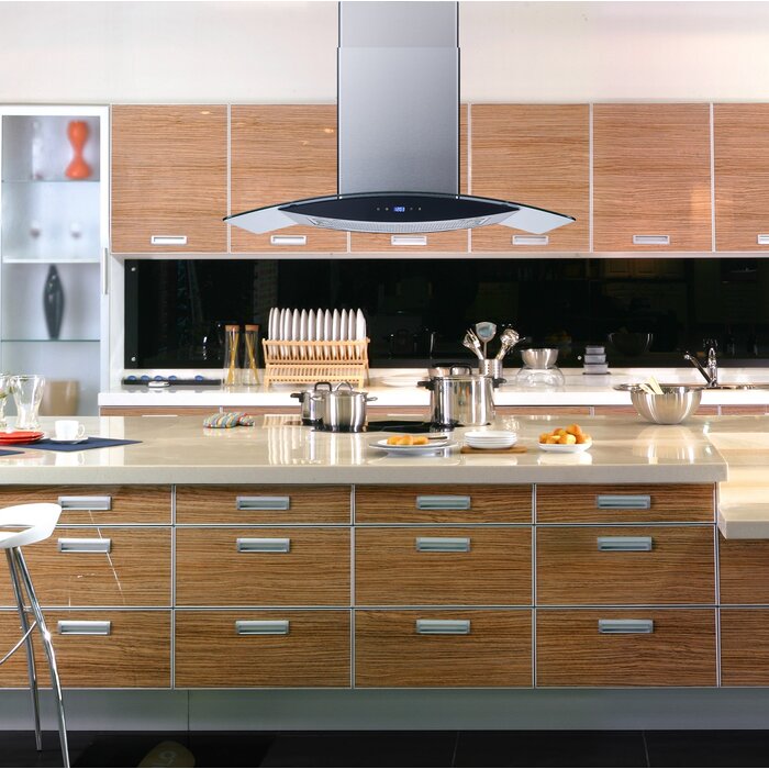36" 520 CFM Convertible Island Range Hood TTR342