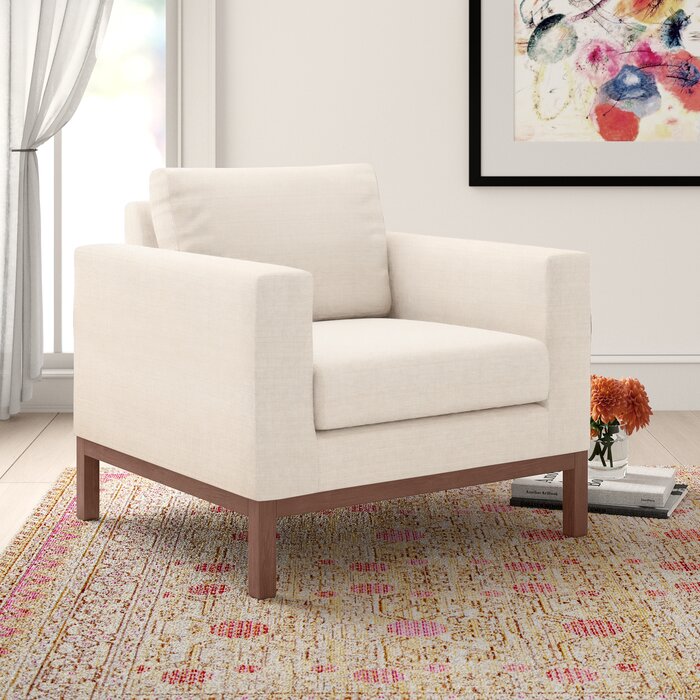 36" W Polyester Armchair EJ464