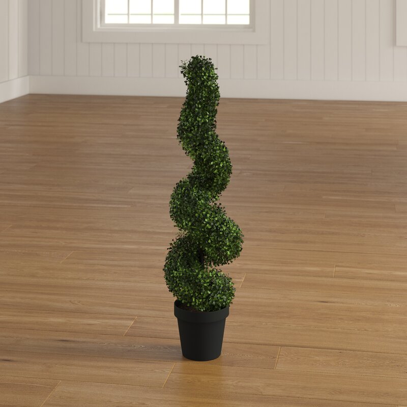 36'' Artificial Boxwood Topiary Plant in Pot