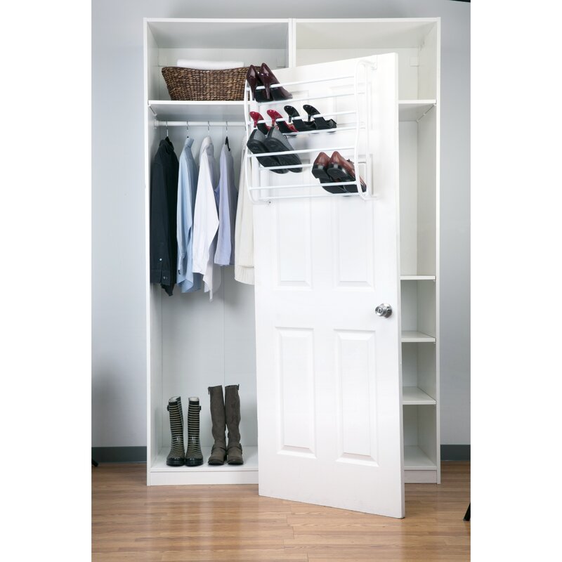 36 Pair Overdoor Shoe Organizer 71'' H x 7.5'' W x 24'' D