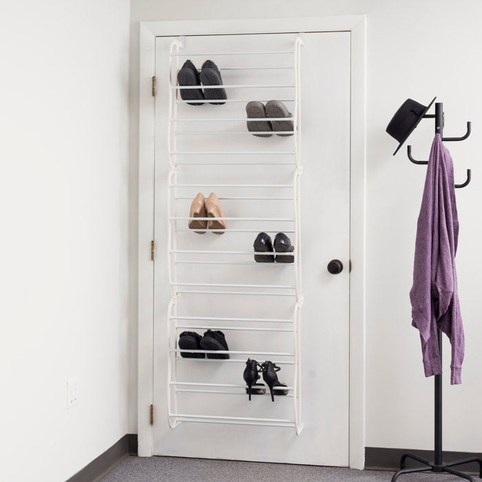 36 Pairs Matte Plastic Shoe Rack