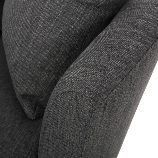 37.5'' Wide Swivel Barrel Chair