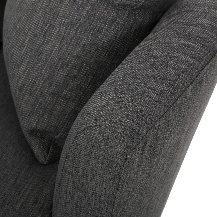 37.5'' Wide Swivel Barrel Chair