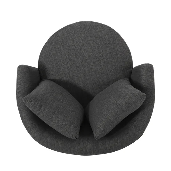 37.5'' Wide Swivel Barrel Chair