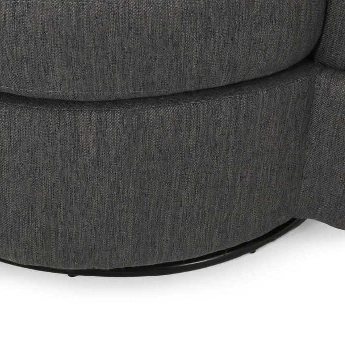 37.5'' Wide Swivel Barrel Chair