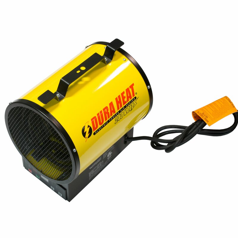 3750 Watt Electric Forced Air Utility Heater with Automatic Thermostat w/ Remote KB163