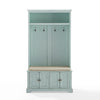 38'' Wide Hall Tree with Bench and Shoe Storage