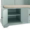 38'' Wide Hall Tree with Bench and Shoe Storage