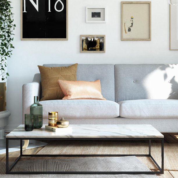 Mr. Kate Tess Sofa with Soft Pocket Coil Cushions, Small Space Living Room Furniture, Light Gray Linen PC210