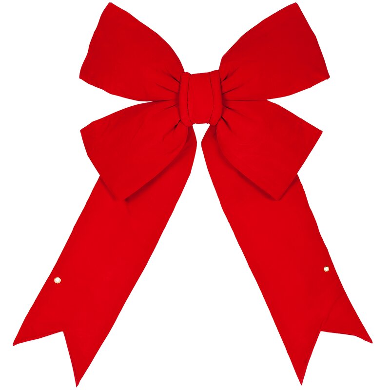 15" 3D Velvet Christmas Bow LC506