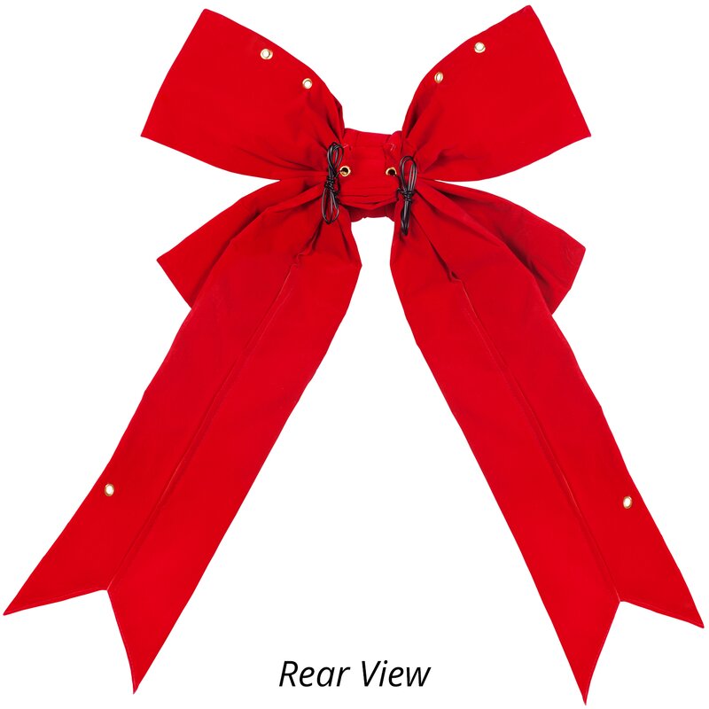 15" 3D Velvet Christmas Bow LC506
