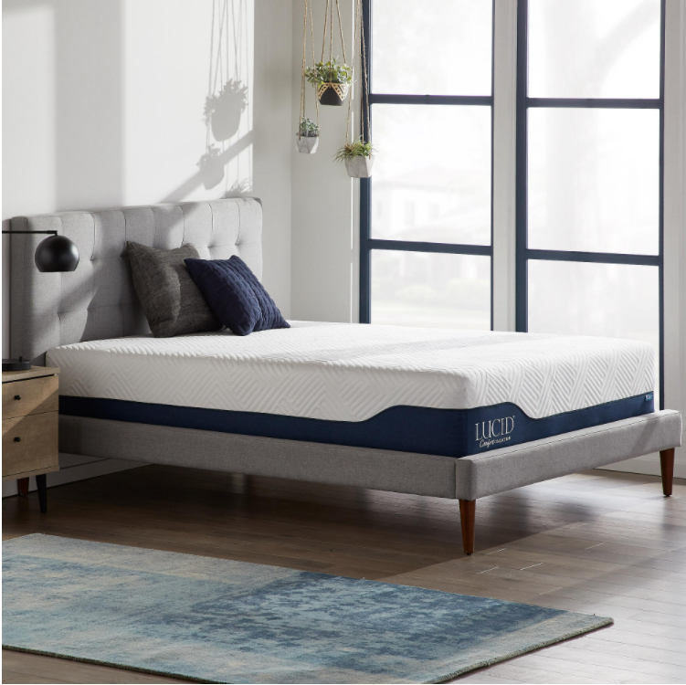 12 in. Medium-Firm Gel and Aloe Vera Hybrid Memory Foam Tight Top Queen Mattress