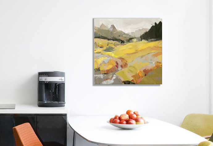 24"X24" Alpine Carpet - Canvas Print