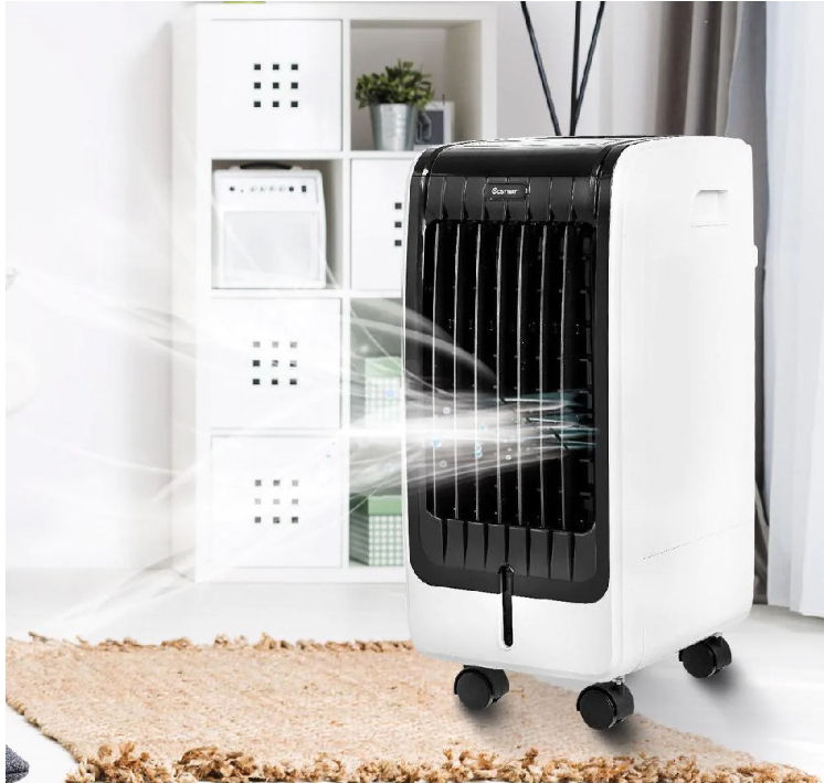 300 CFM 3-Speed Portable Evaporative Cooler Air Cooler Fan Cooling Touch Pad with Remote For 200 sq. ft. KB2488-A4-B2-P2