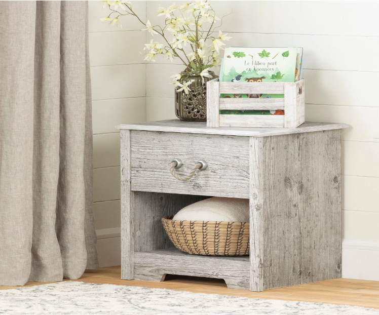 Aviron 1-Drawer Seaside Pine Nightstand