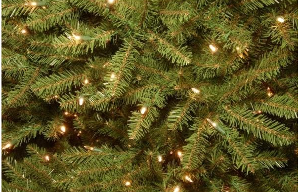 9 ft. Dunhill Fir Artificial Christmas Tree with Dual Color LED Lights