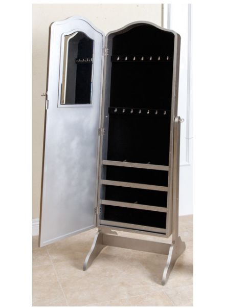 Sophie Floor-Standing Mirror And Jewelry Armoire