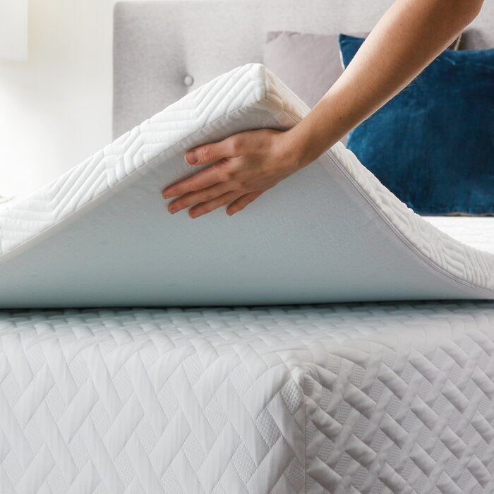 3" Twin Gel Memory Foam Mattress Topper, twin