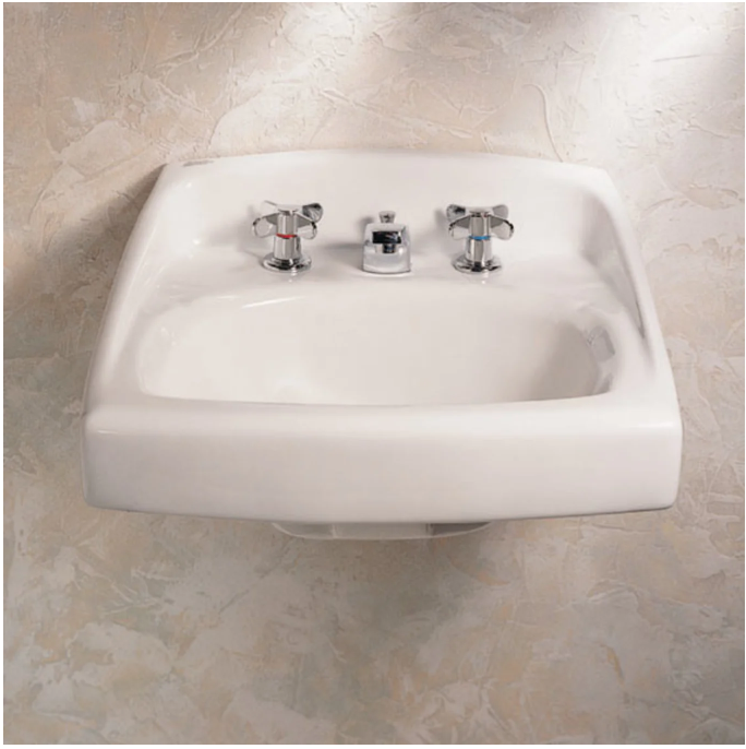 American Standard Lucerne 20-1/2" Wall Mounted Porcelain Bathroom Sink KB933