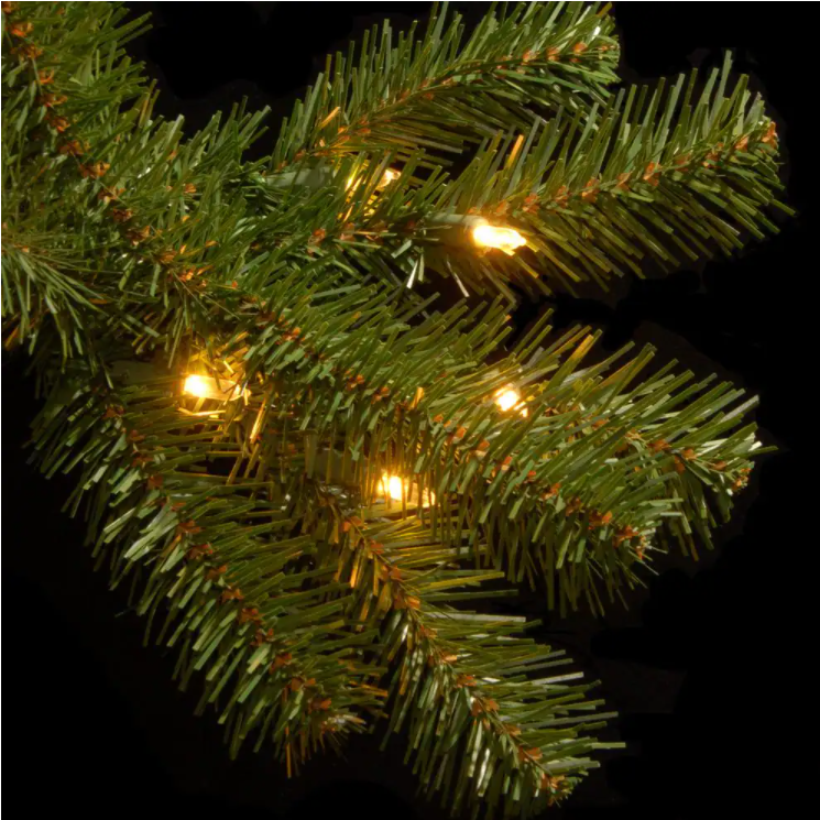 10 ft. North Valley Spruce Artificial Christmas Tree with Clear Lights