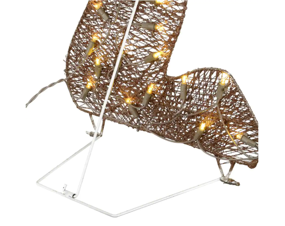 55 in. Crystal Splendor Nativity Set with 150 Mini Clear Lights