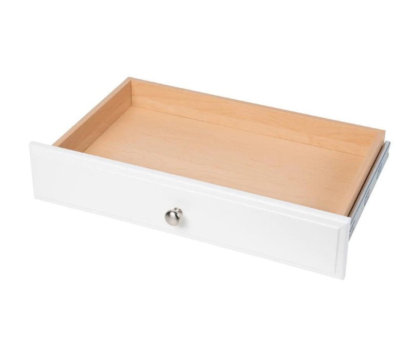 4 in. H x 24 in. W White Wood Drawer KB1062-A5-B1-P1