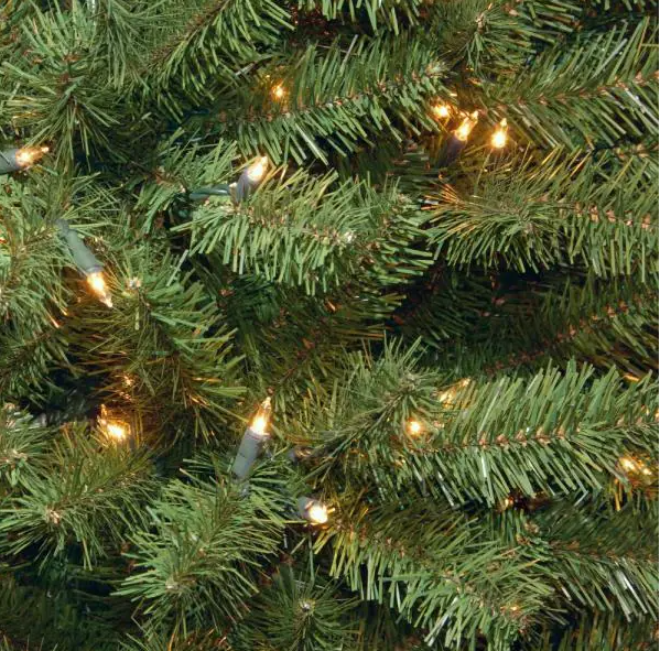 10 ft. North Valley Spruce Artificial Christmas Tree with Clear Lights