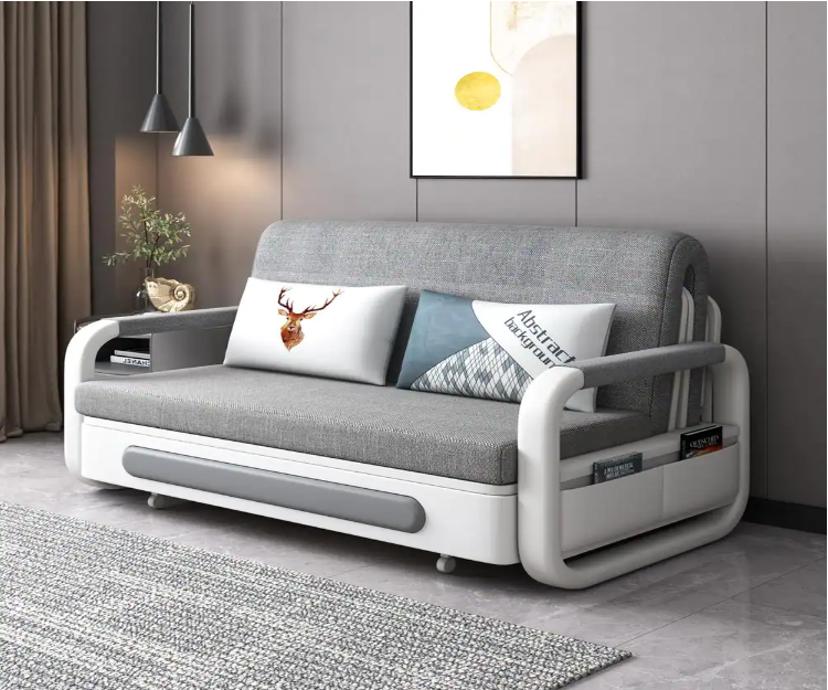 50.3 in Rolled Arm Sofa Bed