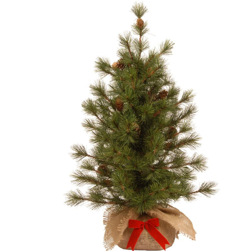 3' Green Pine Artificial Christmas Tree
