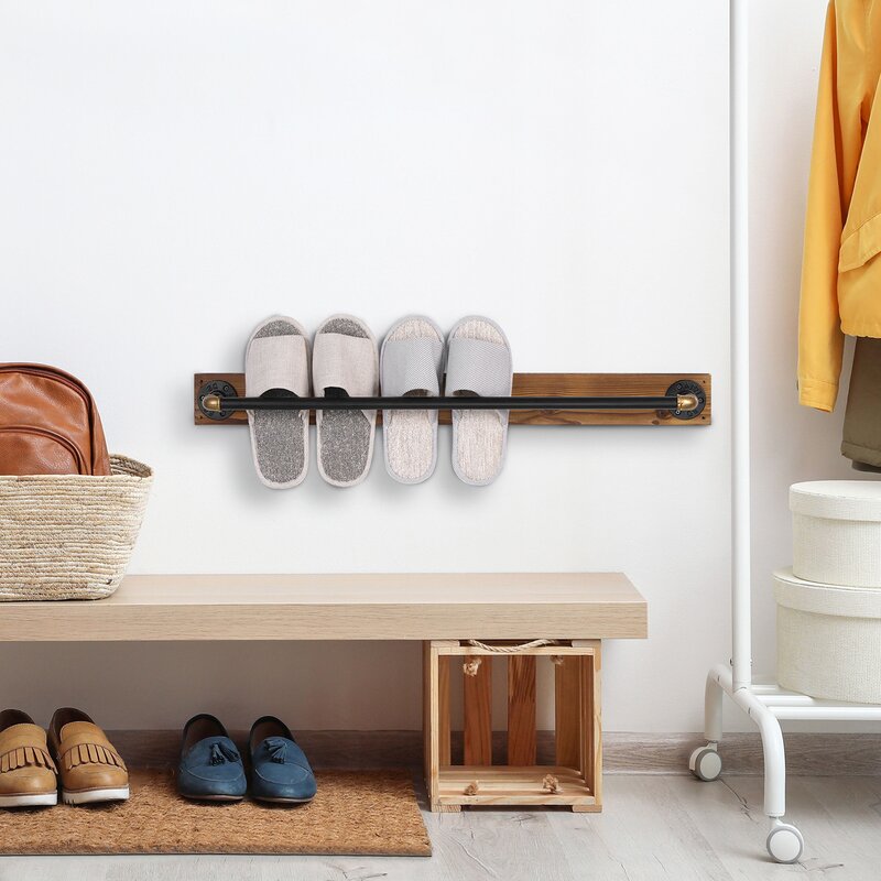 3 Pair Wall Mounted Shoe Rack