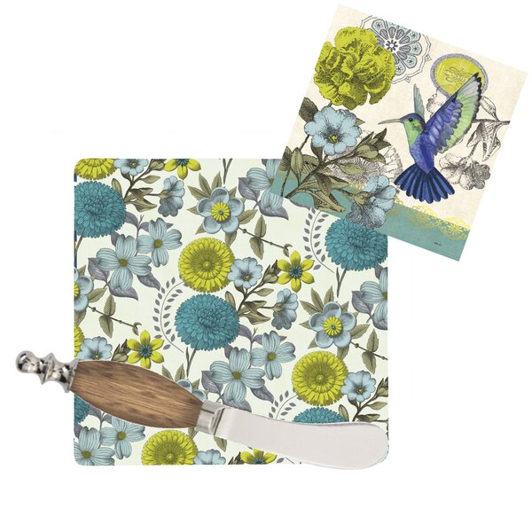 3 Piece Alluring Aviary It's a Party Gift Platter Set (Set of 4) CA131