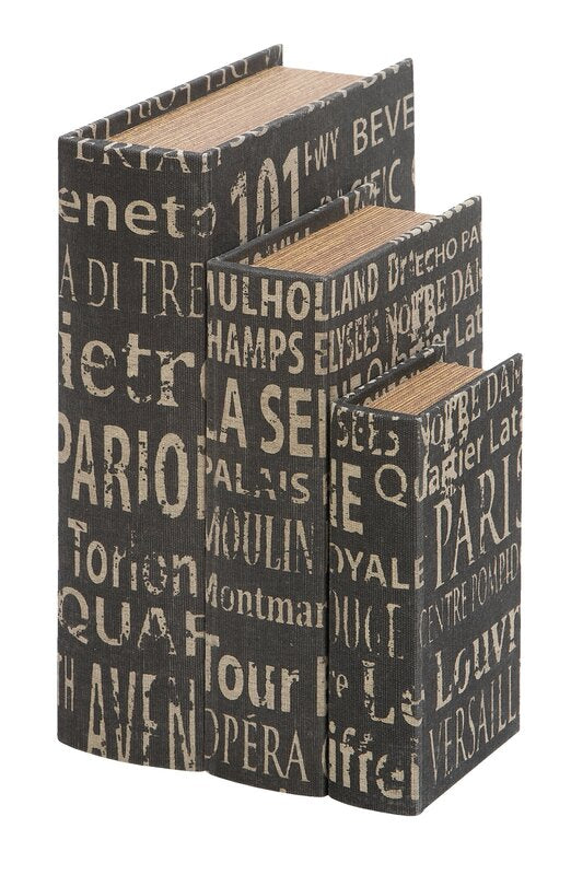 3 Piece Box Book Set #HA995