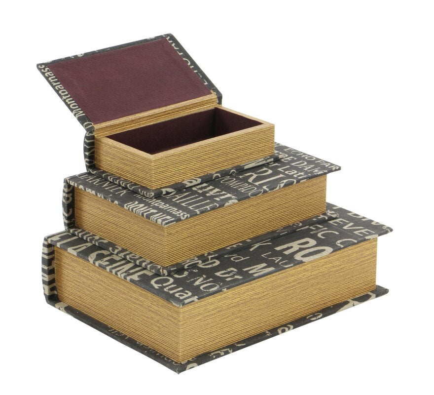 3 Piece Box Book Set #HA995