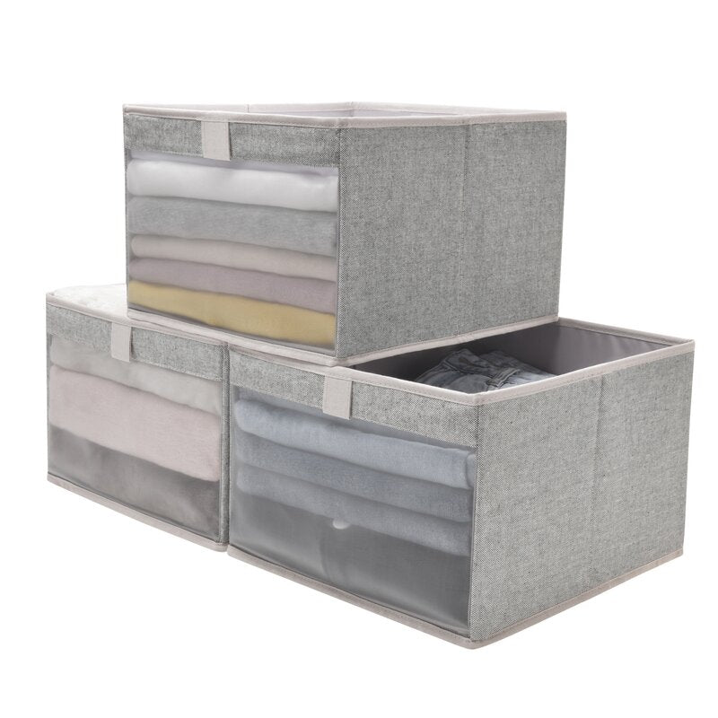 3 Piece Fabric Bin Set (Set of 3) B22-DS76