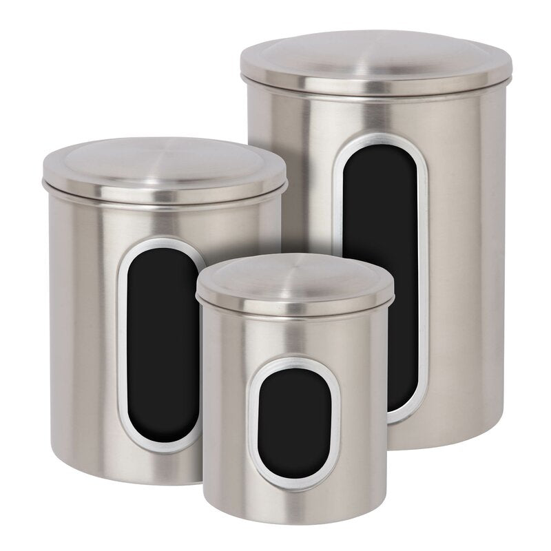 3 Piece Kitchen Canister Set 7257
