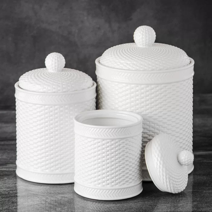 3 Piece Kitchen Canister Set