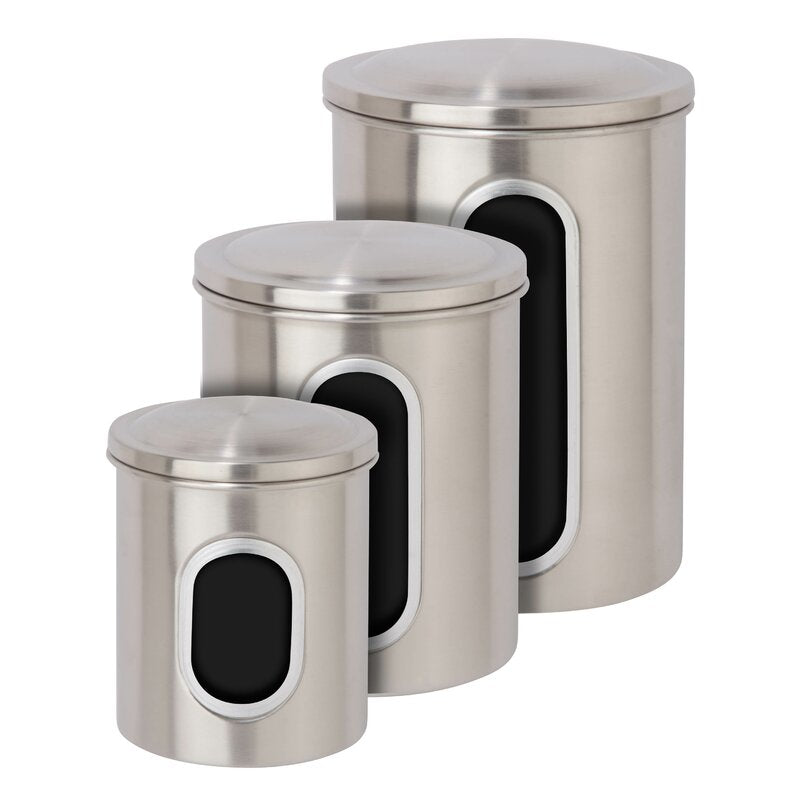 3 Piece Kitchen Canister Set 7257